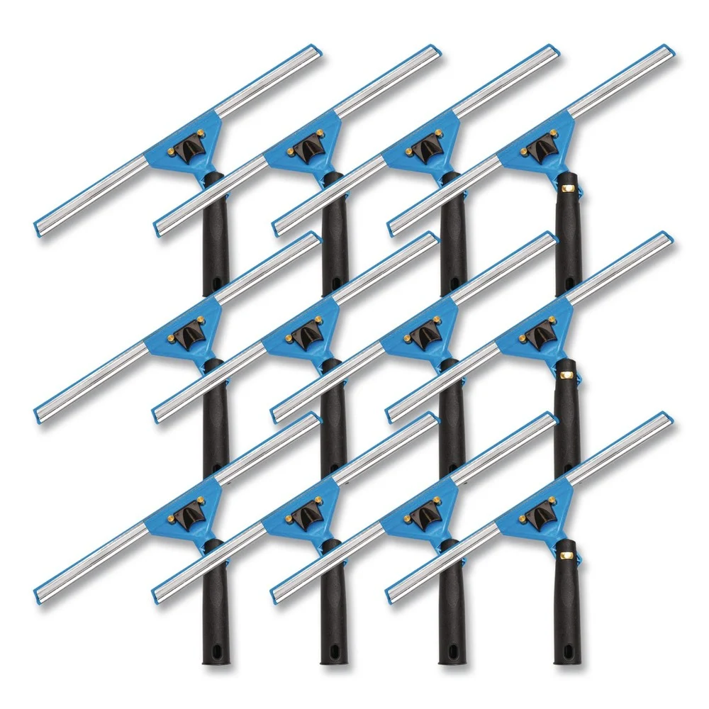 Gritt Commercial 14 in. Wide Blade Swivel Window Squeegee with Quick Release (12/Carton)