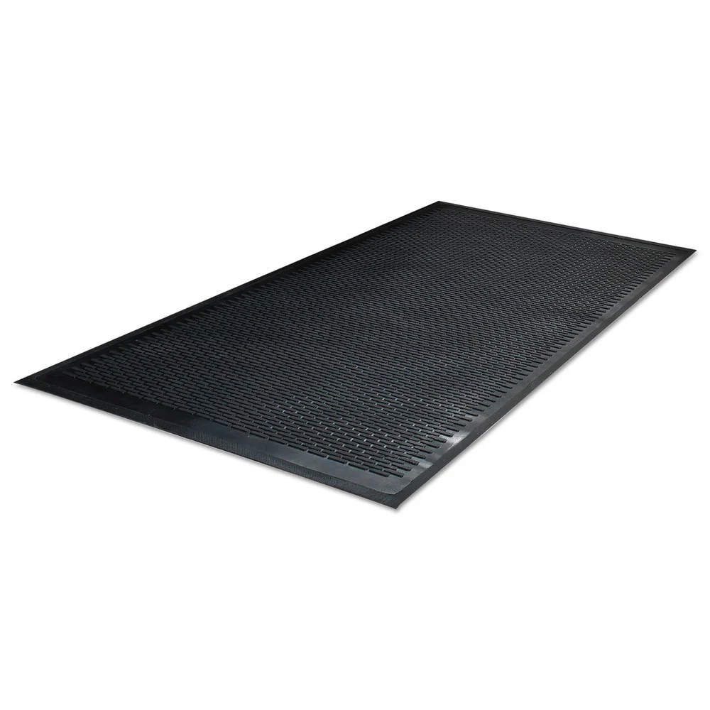 Guardian Clean Step 36 in. x 60 in. Outdoor Rubber Polypropylene Scraper Mat - Black
