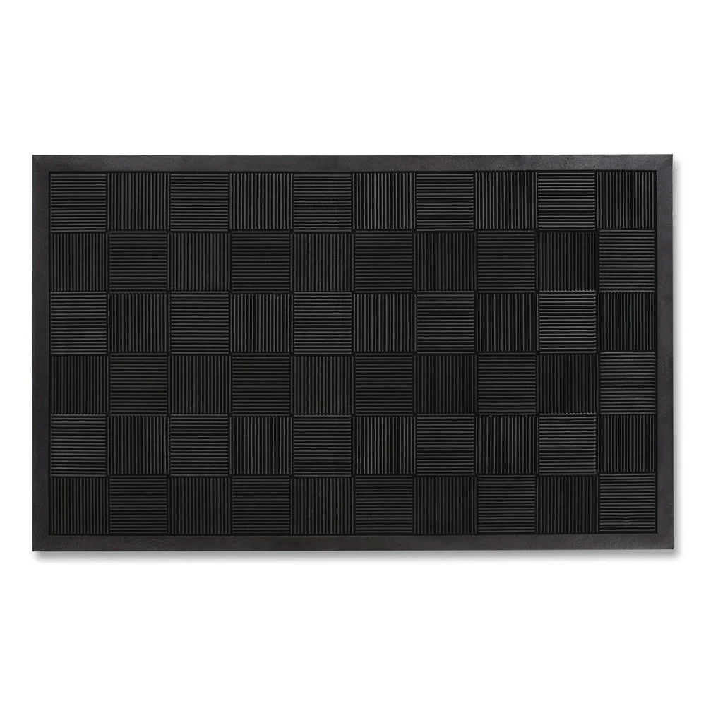 Guardian 36 in. x 60 in. Parquet Wiper Scraper Mat - Black