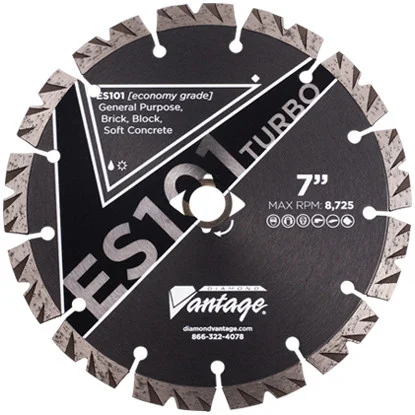 Diamond Vantage 9 x .090 x 7/8-5/8, General Purpose, Economy Grade, Segmented Turbo