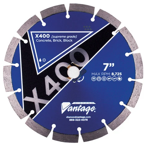 Diamond Vantage 8 x .095 x U/A General Purpose, Supreme Grade, Segmented Blade
