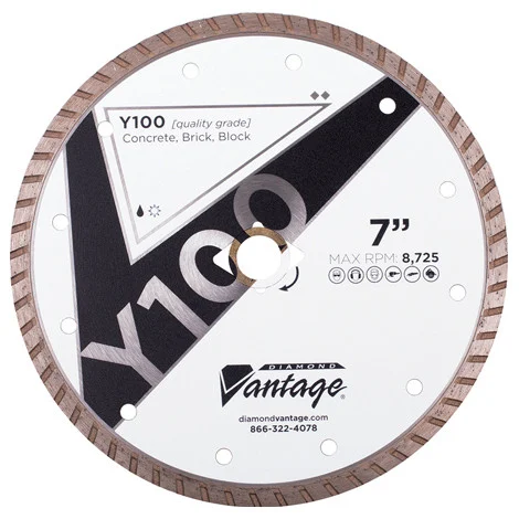 Diamond Vantage 10 x .095 x U/A General Purpose, Value Grade, Turbo Rim Blade