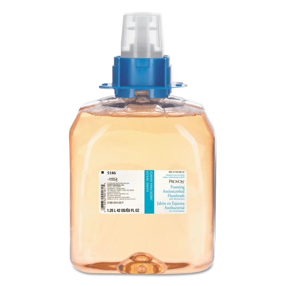 PROVON 5186-03 1,250 milliliter Foaming Antimicrobial Handwash/Moisturizer Refill - Light Floral Scent