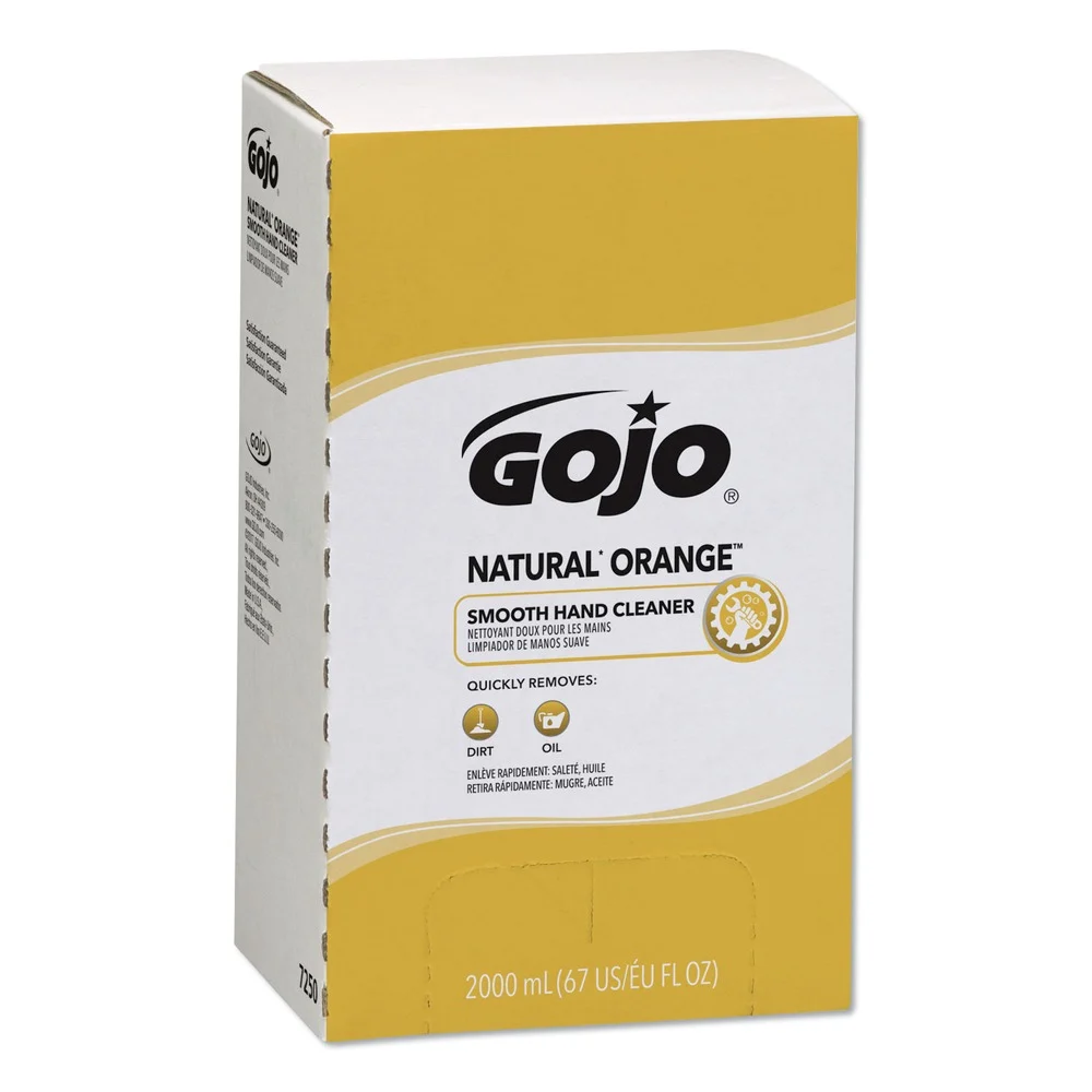 GOJO Industries NATURAL ORANGE 2,000 milliLiter Smooth Hand Cleaner - Citrus Scent (4/Carton)