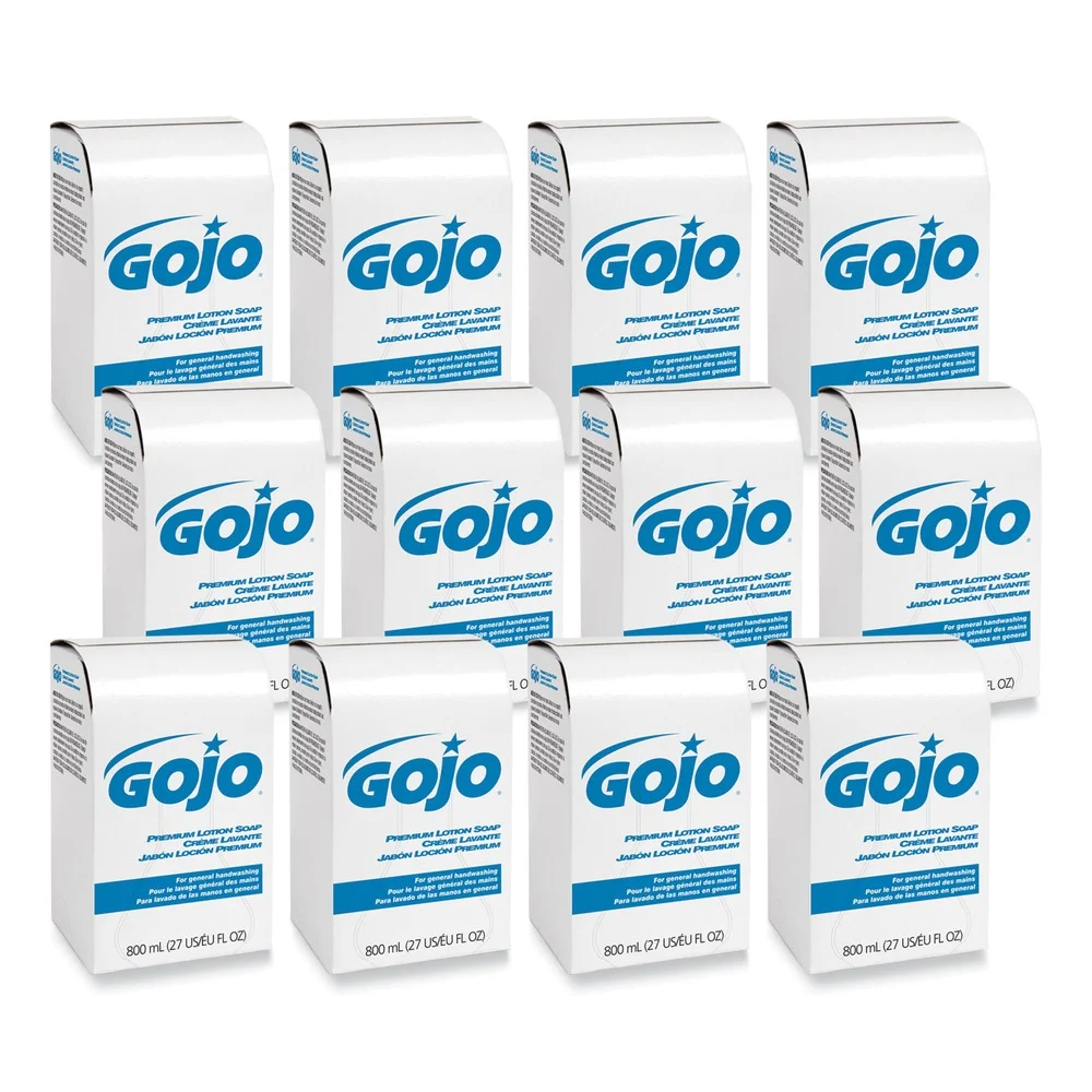 GOJO Industries 800 ml Premium Lotion Soap Refill - Waterfall (12/Carton)