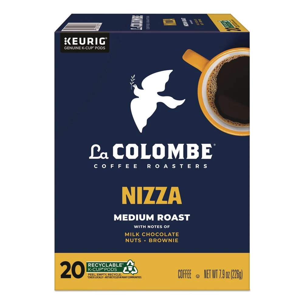 La Colombe Medium Roast Coffee K-Cup Pods - Nizza (20/Box)