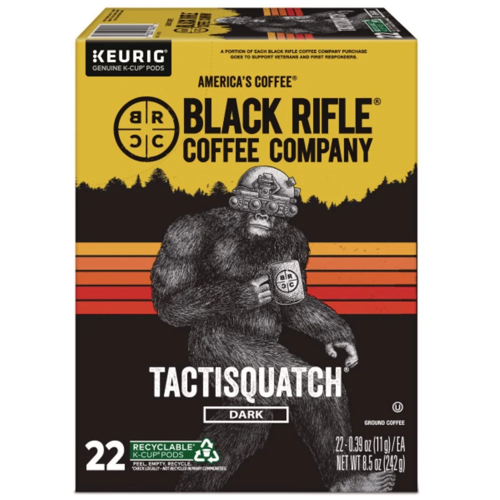 Black Rifle Coffee Company 5000384045 Coffee K-Cups - Tactisquatch (22/Box)