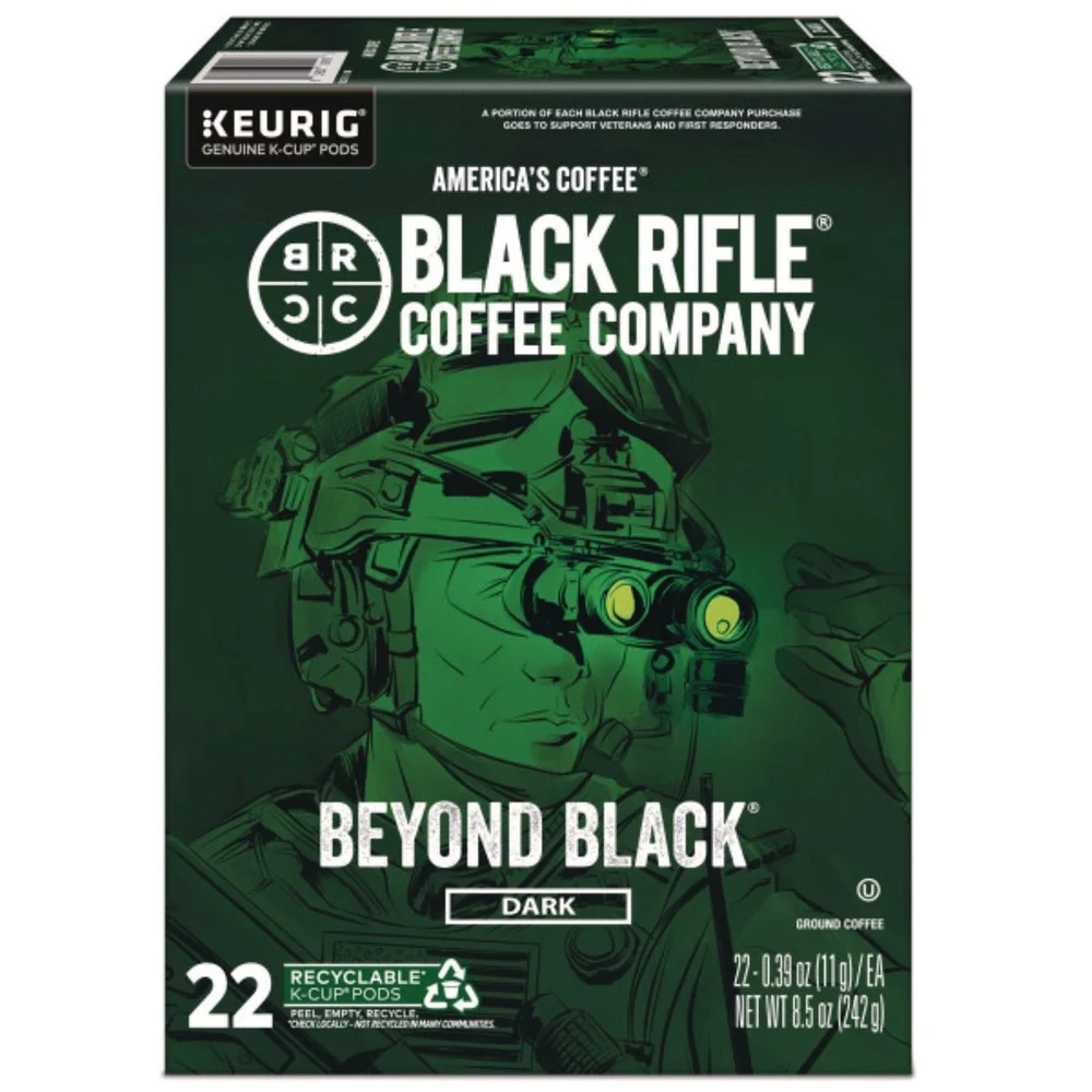Black Rifle Coffee Company 5000384043 Coffee K-Cups - Beyond Black (22/Box)