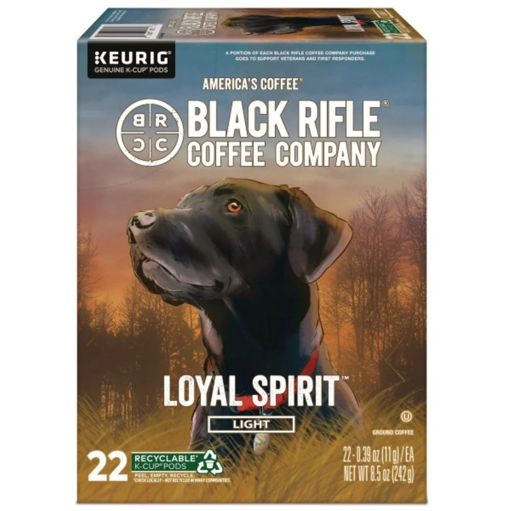 Black Rifle Coffee Company 5000384046 Coffee K-Cups - Loyal Spirit (22/Box)