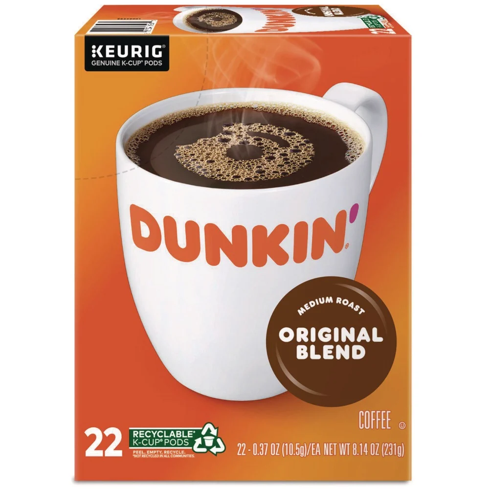 Dunkin' K-Cup Pods - Original Blend (22/Box)