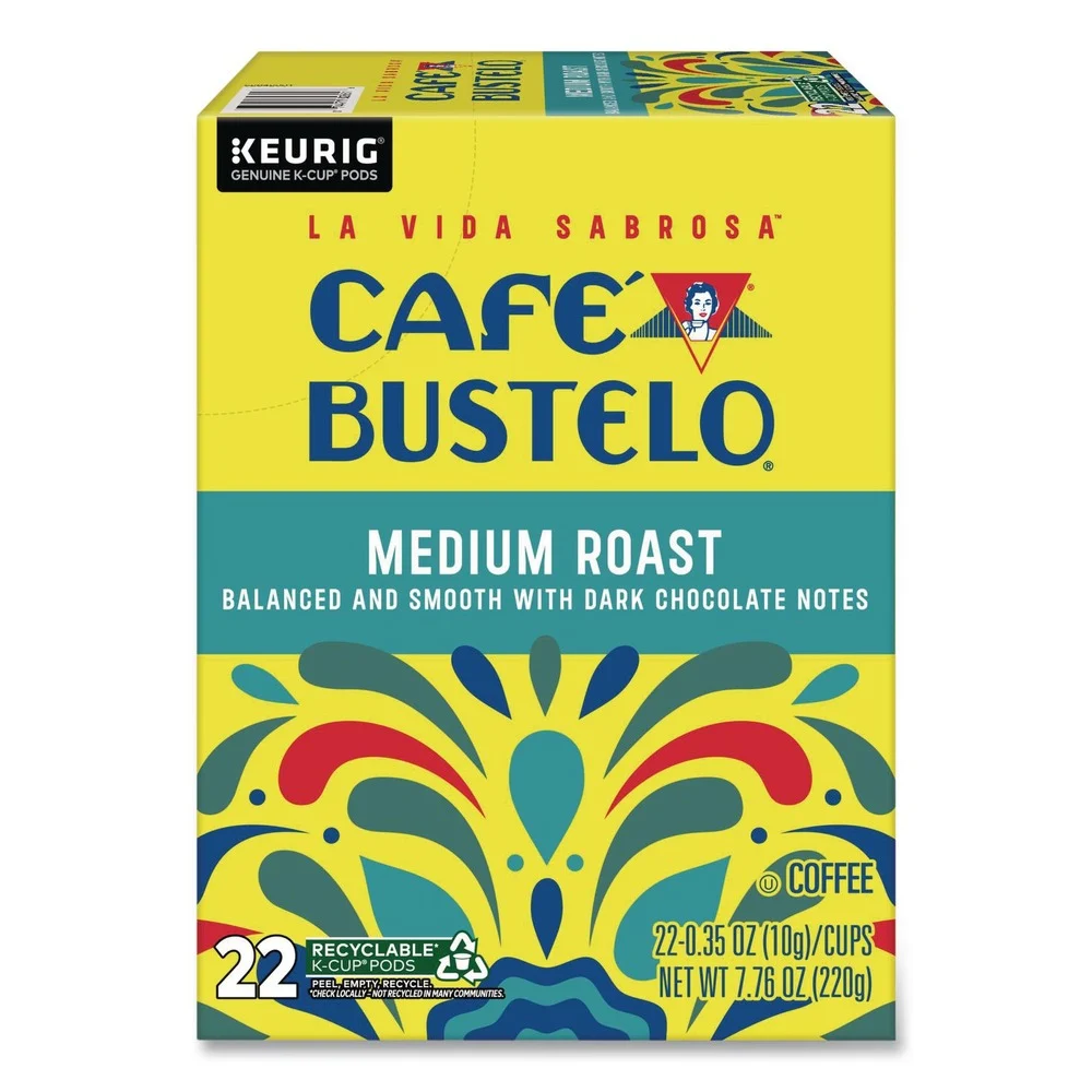 Cafe Bustelo K-Cups - Medium Roast (22/Box)