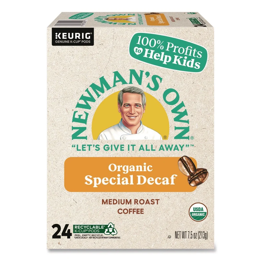Newman's Own Organics K-Cups - Special Decaf (24/Box)