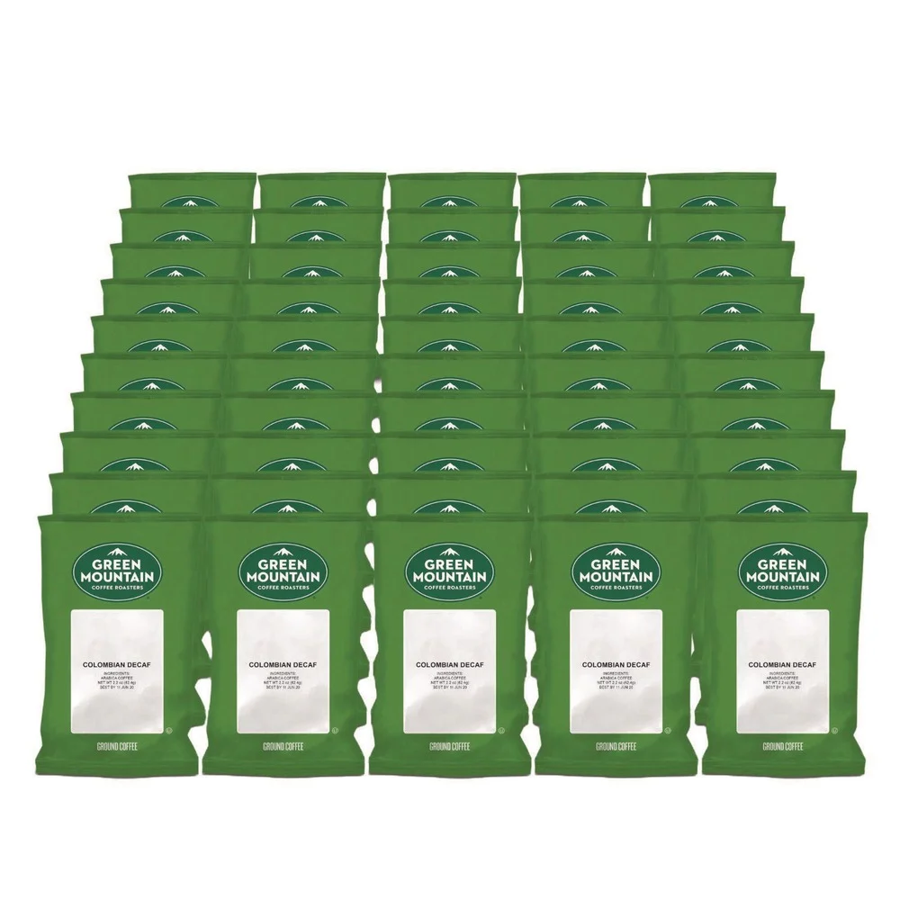 Green Mountain Coffee 2.2 oz. Coffee Fraction Packs - Colombian Decaf (50/Carton)