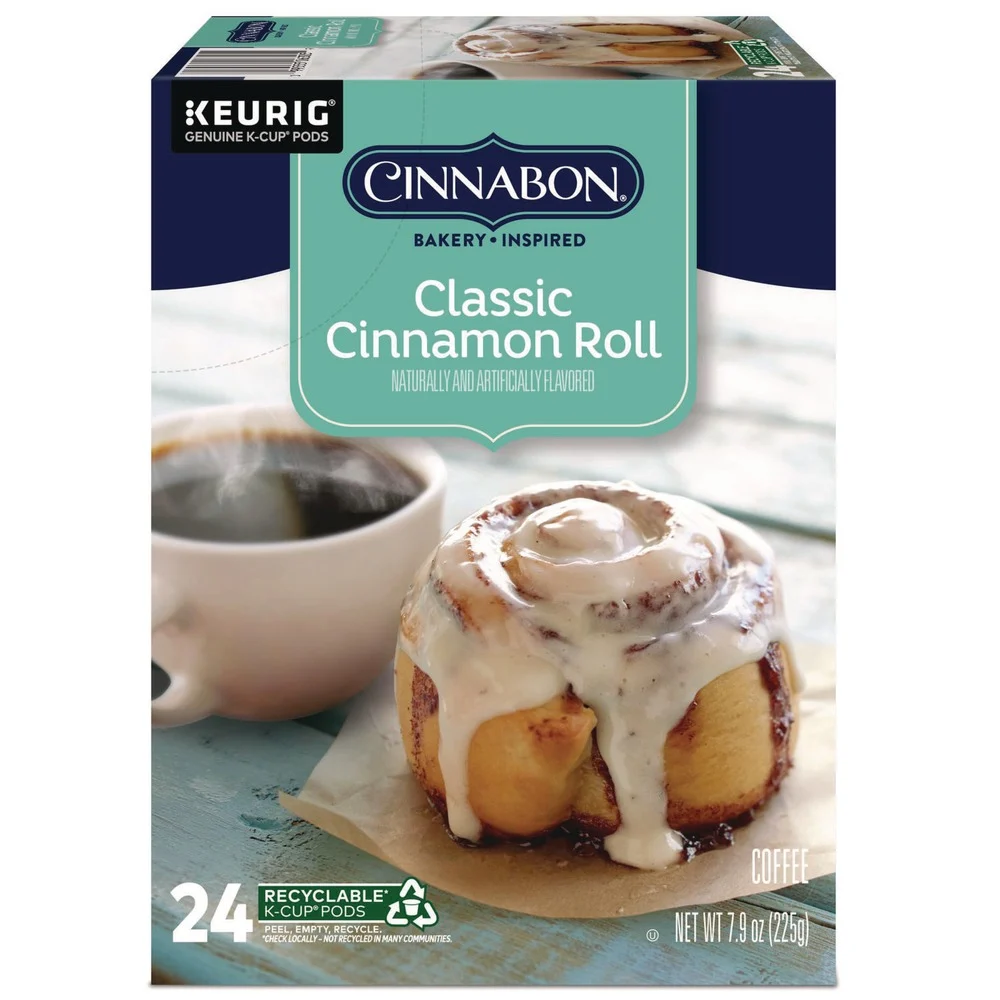 Cinnabon Cinnabon Classic Cinnamon Roll Coffee K-Cups (24/Box)