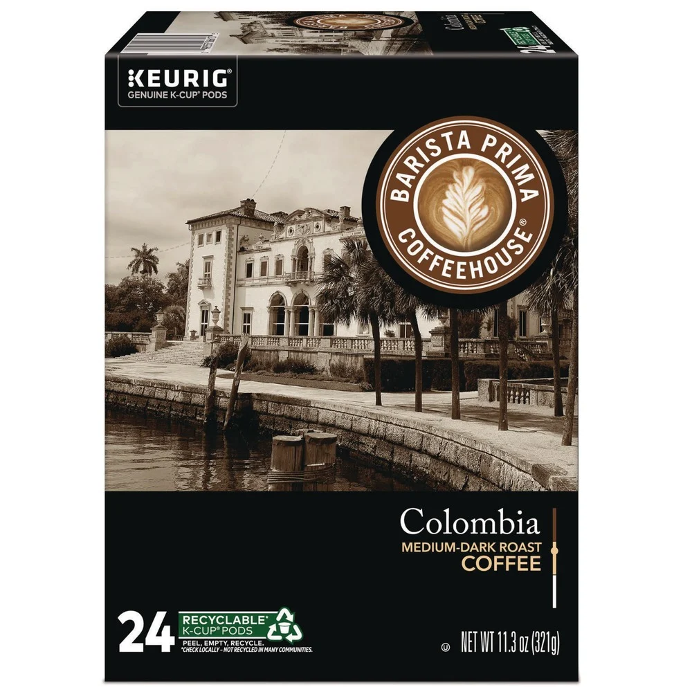 Barista Prima Coffeehouse 5000330094 K-Cups Coffee Pack - Colombia (24/Box)