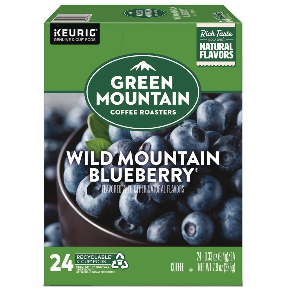 Green Mountain Coffee 5000366902 Fair Trade Coffee K-Cups - Wild Mountain Blueberry (24/Box)