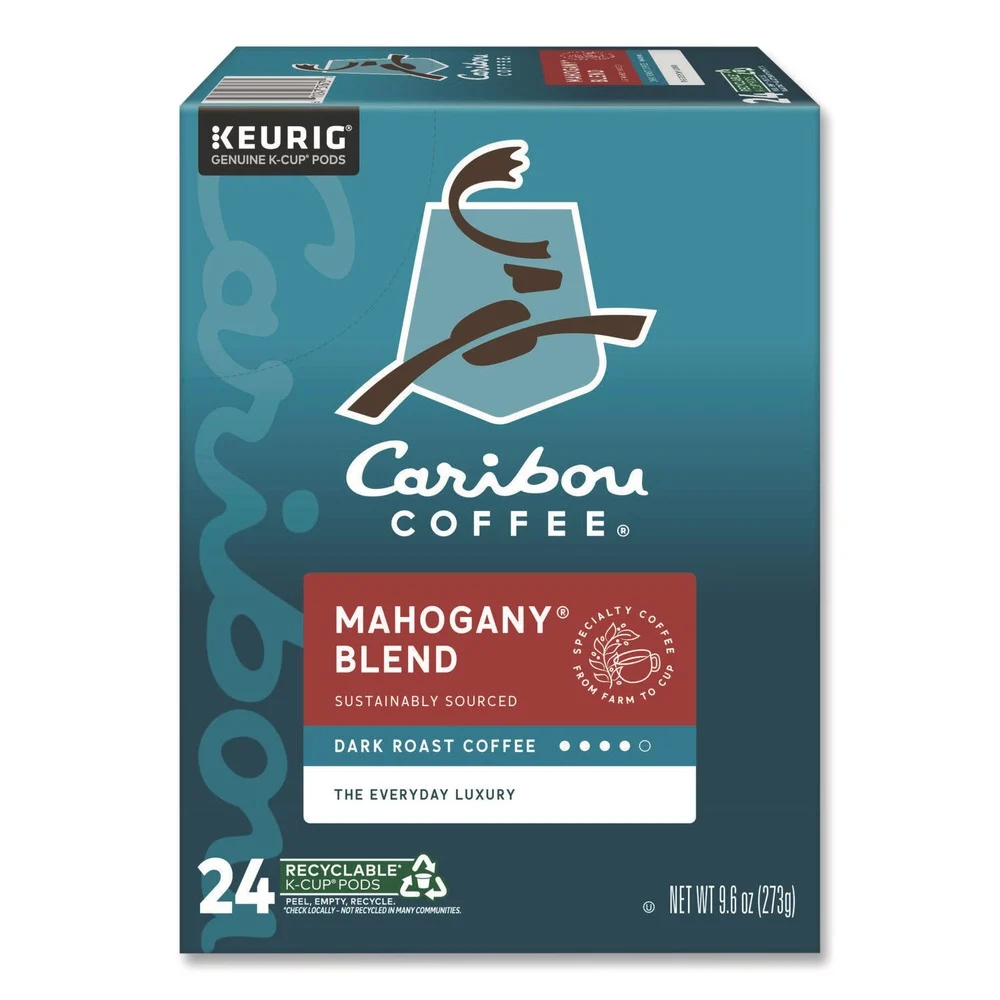 Caribou Coffee Coffee K-Cups - Mahogany (24/Box)