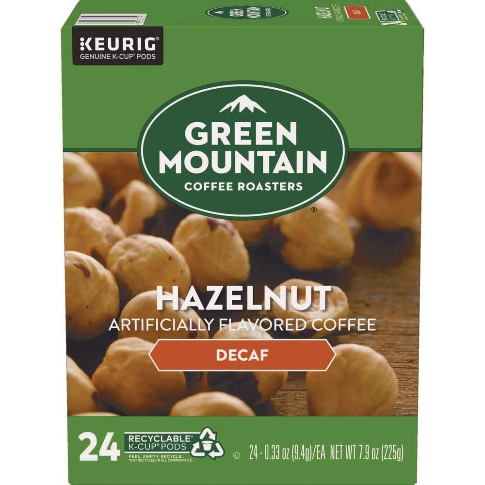 Green Mountain Coffee Coffee K-Cups - Hazelnut Decaf (24/Box)