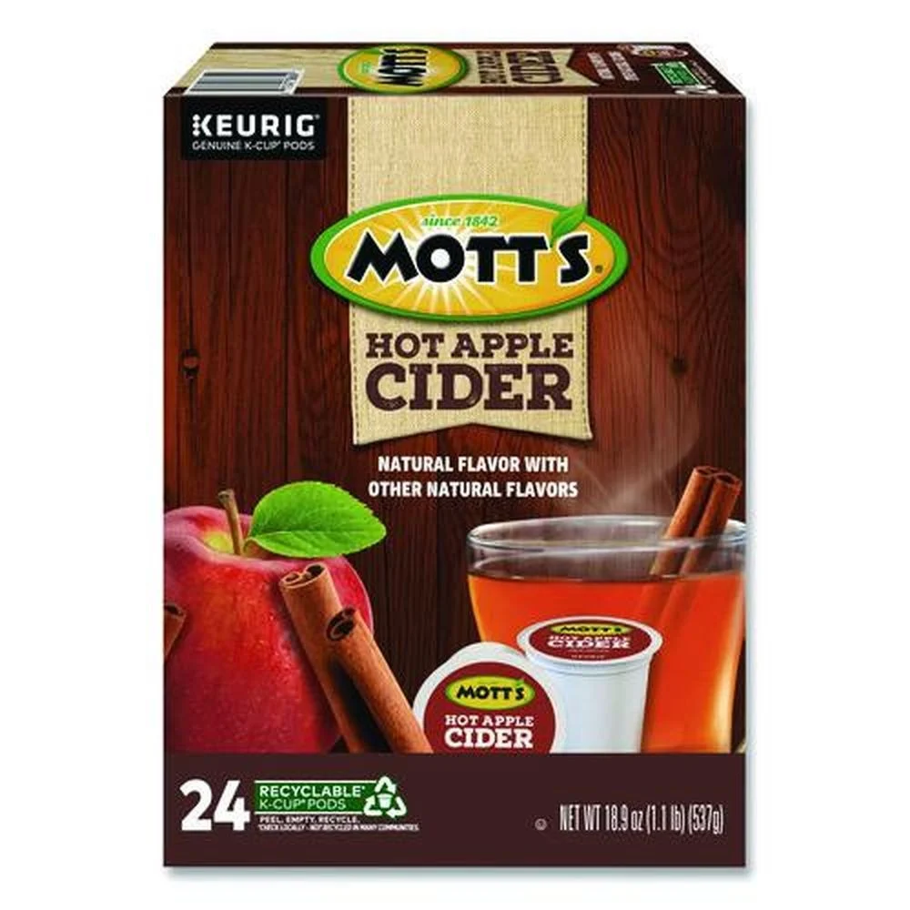 Mott's 1 oz K-Cup Pods - Hot Apple Cider (24/Box)