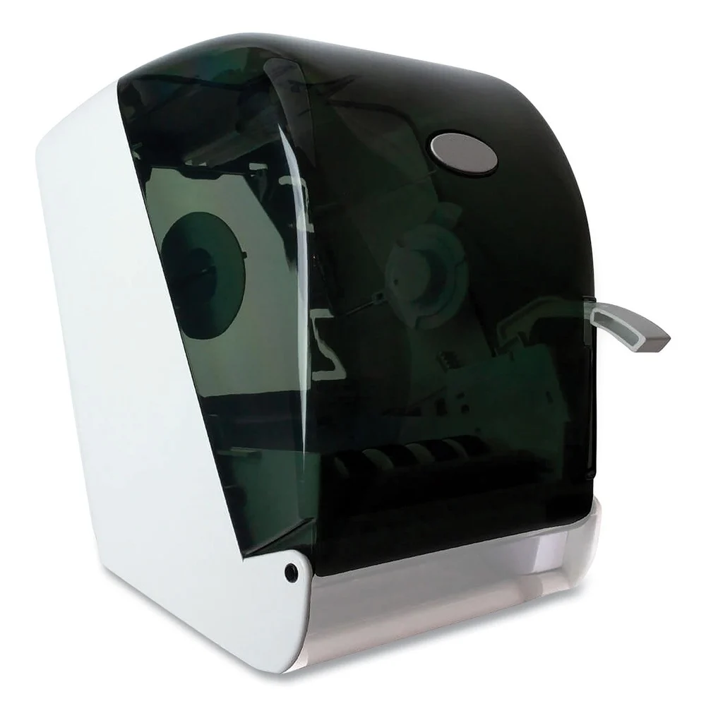 GEN AG10400ESD 11.25 in. x 9.5 in. x 14.38 in. Lever Action Towel Roll Dispenser - Transparent (1/Carton)