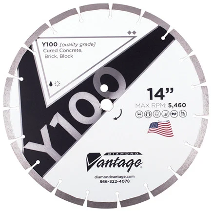 Diamond Vantage Y100 SERIES 14 x .125 x 20mm Laser Welded Made in the USA
