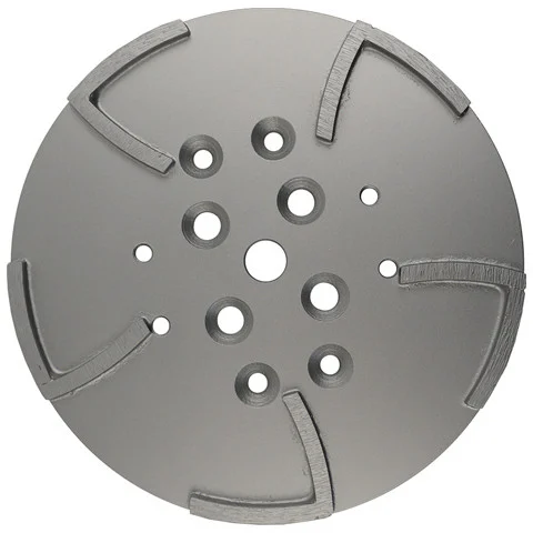 Diamond Vantage 10 Grinding Disc, 5/8 inch Arbor w/ 4 Bolt Holes, 10 Segment , Med Bond