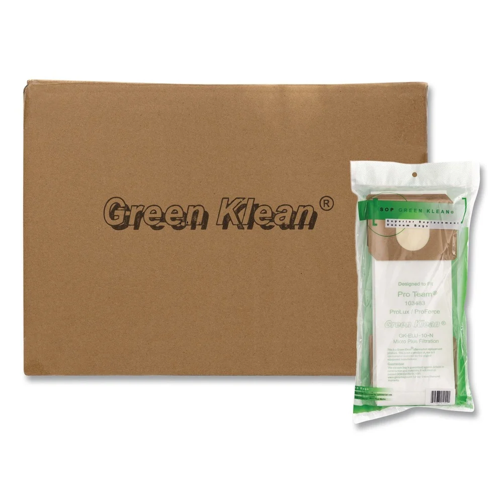 Green Klean GK-Elu-10 Replacement Vacuum Bag (10/Carton)