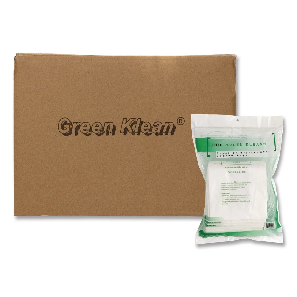 Green Klean GK-S-Coach Replacement Vacuum Bag (10/Carton)