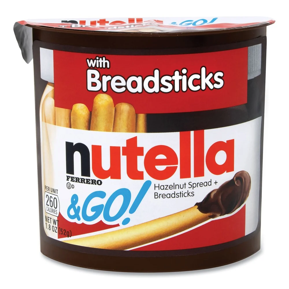 Nutella 19779 1.8 oz Hazelnut Spread and Breadsticks (16/Pack)