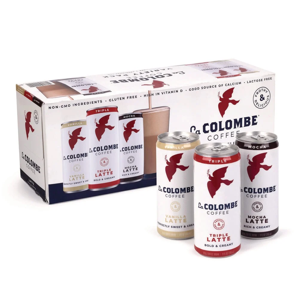 La Colombe 604913002122 9 oz Draft Latte Cold Brew - Assorted Flavors (12/Carton)