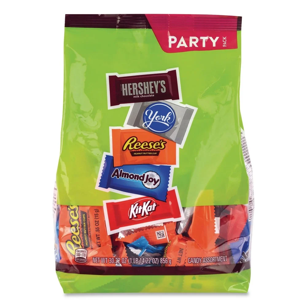 Green Rabbit 034000457236 30.22 oz Bag. Individually Wrapped Pieces Candy Party Pack - Snack Size