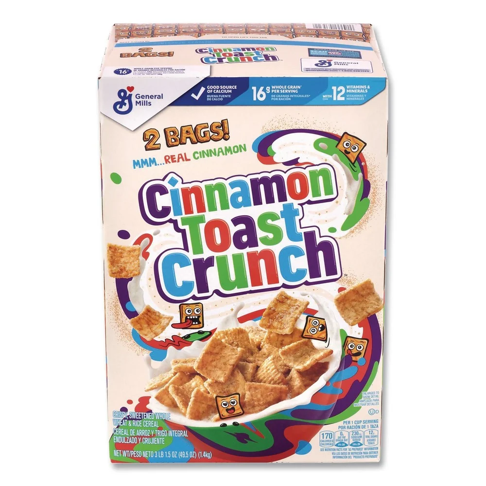 Cinnamon Toast Crunch 49.5 oz. Box Cereal - Cinnamon