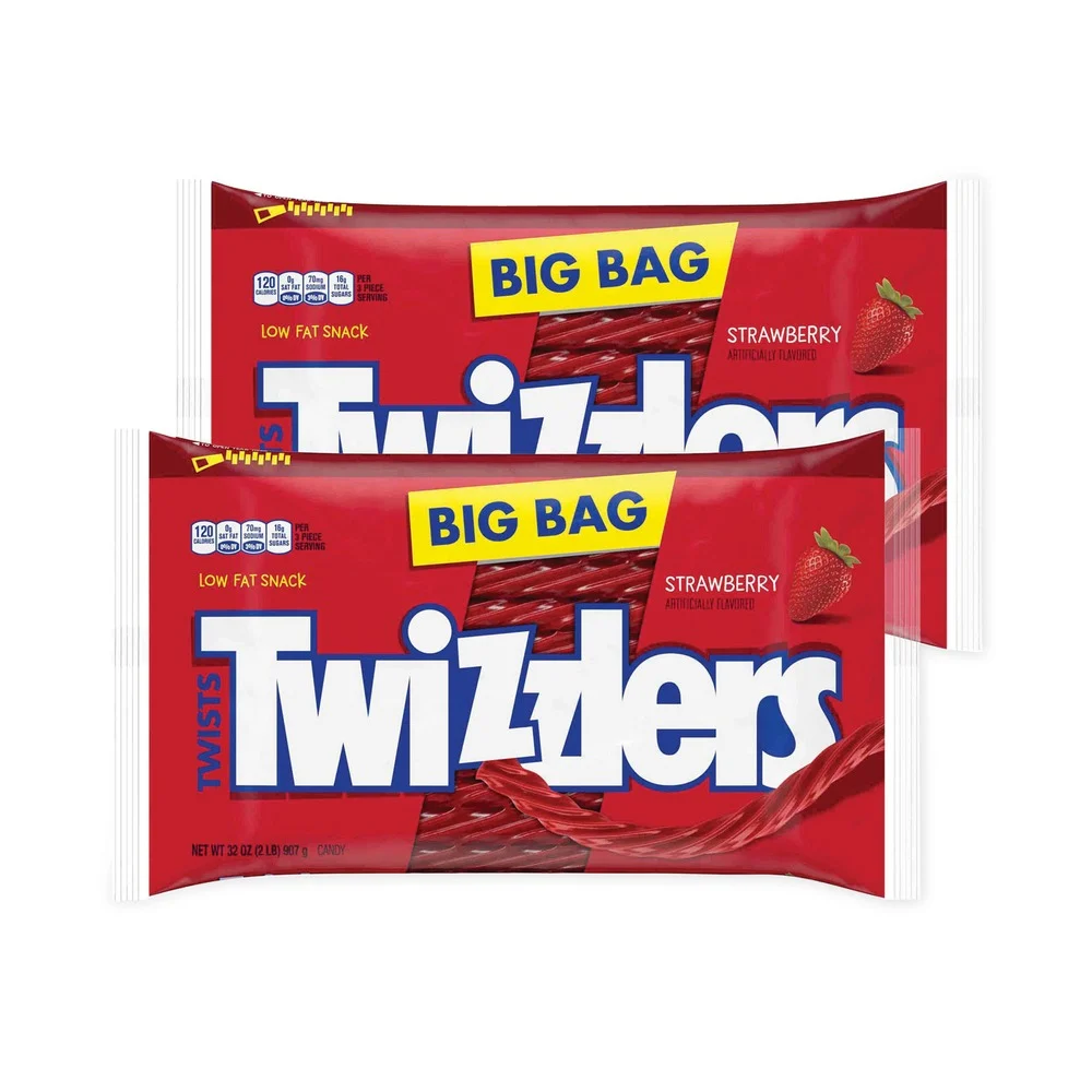 Twizzlers 56710 32 oz. Bag Strawberry Twists (2/Pack)
