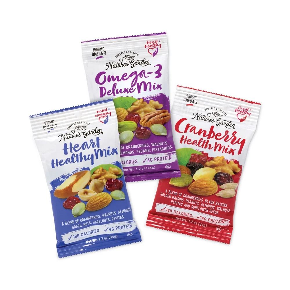 Green Rabbit 8060 1.2 oz. Pouch Healthy Trail Mix Snack Packs (50/Carton)