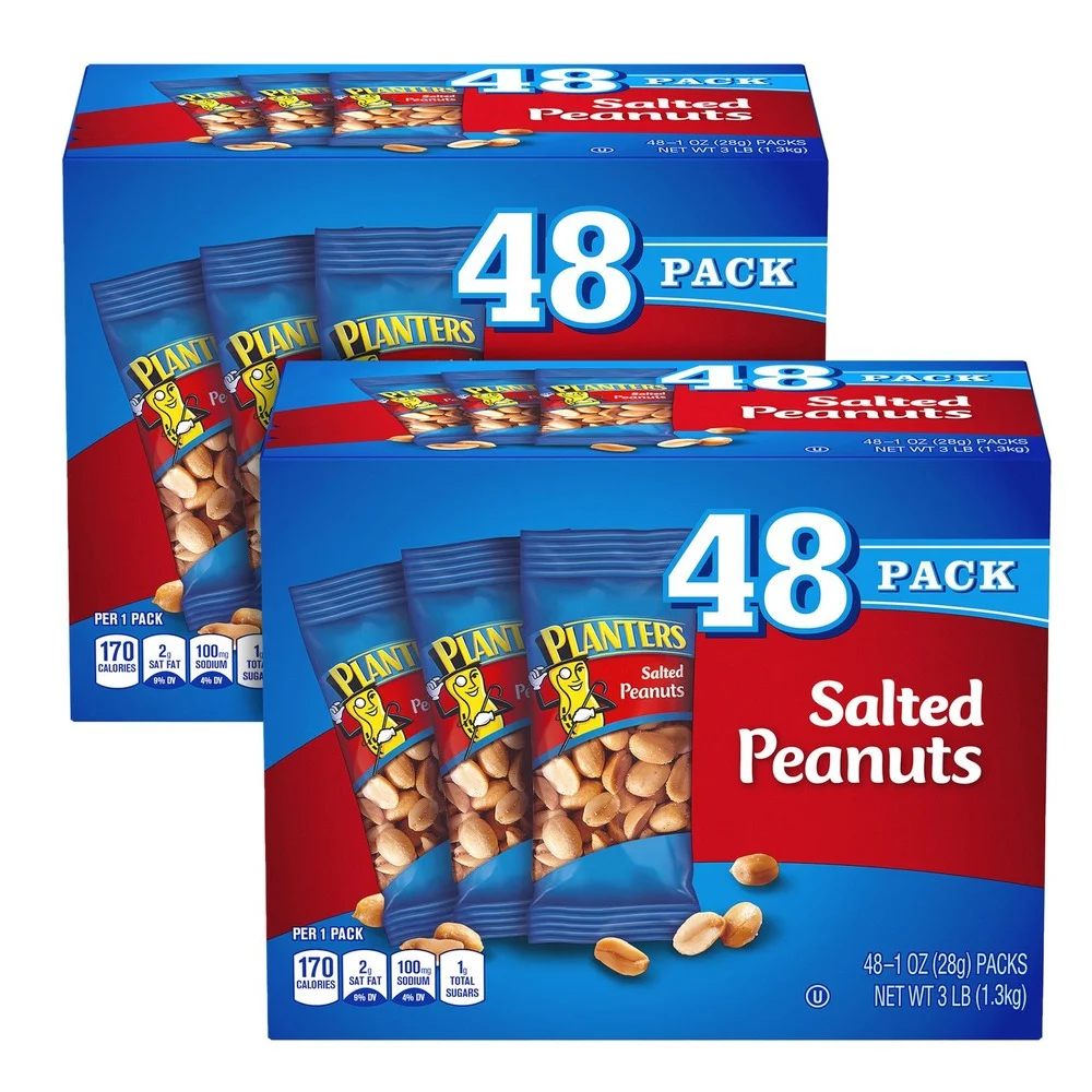 Planters 810128791946 1 oz Salted Peanuts (96/Carton)