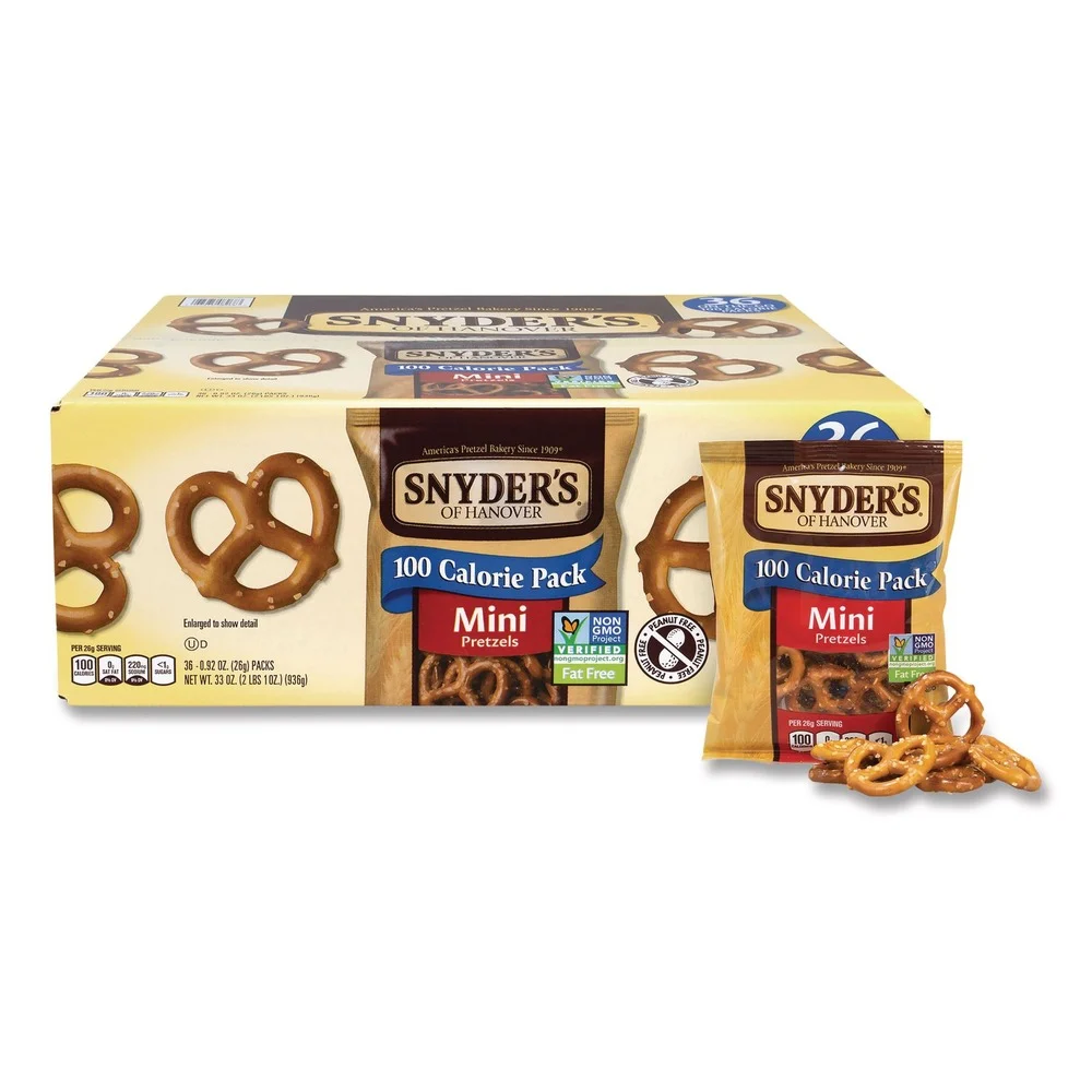 Green Rabbit 810128792073 0.92 oz Mini Pretzels (72/Carton)