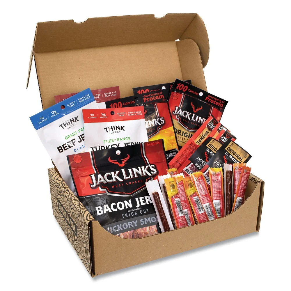 Snack Box Pros 70000020 Big Beef Jerky Box - Assorted (29/Box)