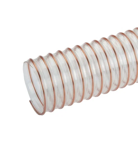 Antistatic PUR pressure and suction hose 75 mm (ID) 53 mm (BR) 10 m