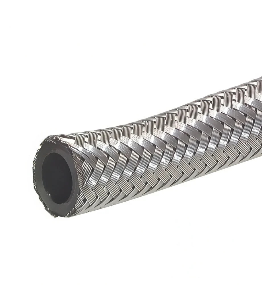Oil & fuel hose with stainless steel braiding 5.5x9.5 mm 50 m