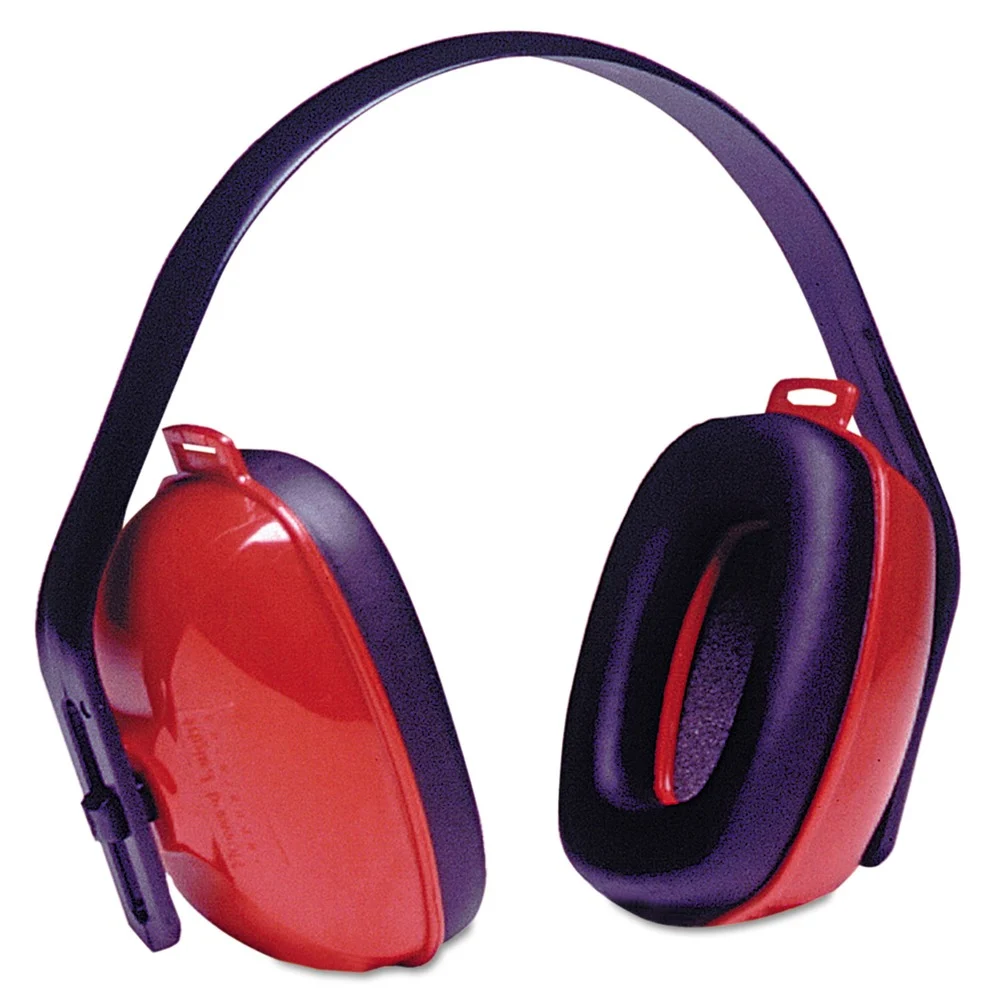 Howard Leight by Honeywell 25 dB NR Three-Position Earmuffs - Red/Black