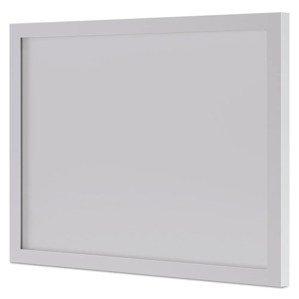 HON BL Series 39.5 in. x 27.25 in. Frosted Glass Modesty Panel - Silver
