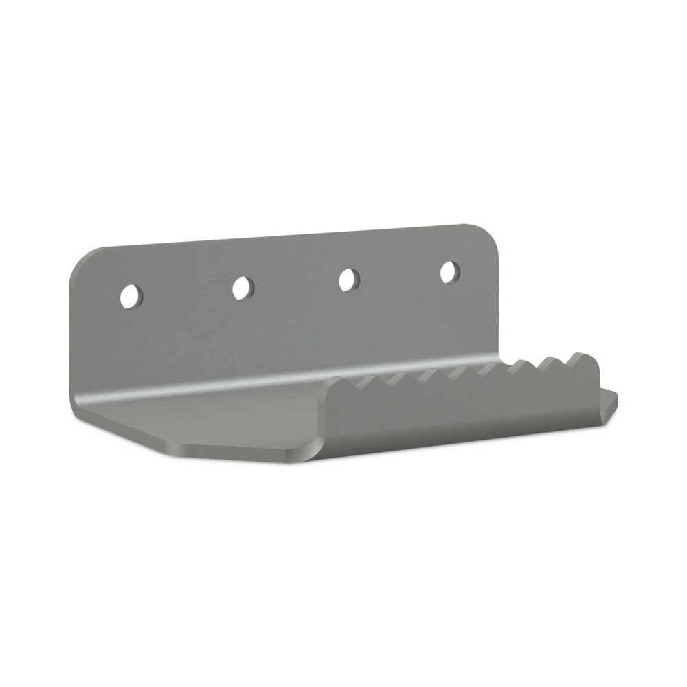 HON 5 in. x 3.75 in. x 1.5 in. Hands-Free Door Foot-Pull - Titanium (5/Carton)