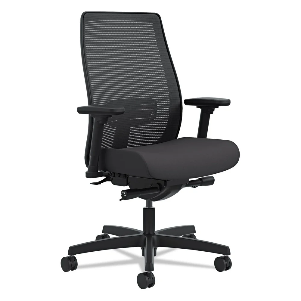 HON Endorse Mesh Mid-Back Work Chair, Black