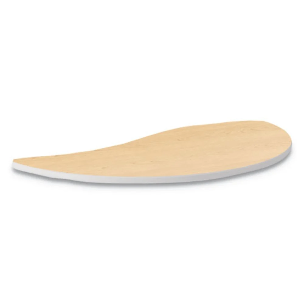 HON Build 54 in. x 30 in. Wisp Shape Table Top - Natural Maple