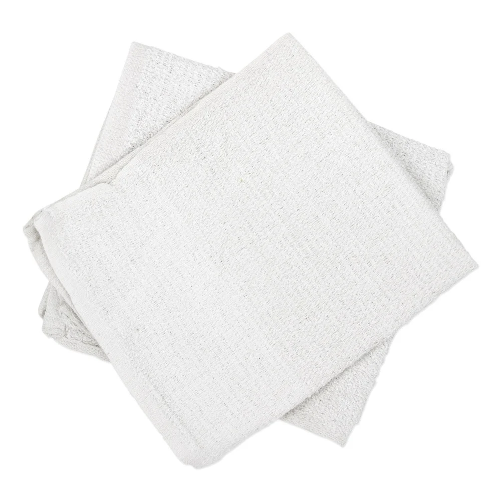 HOSPECO Cotton Counter Cloth/Bar Mop - White (60/Carton)