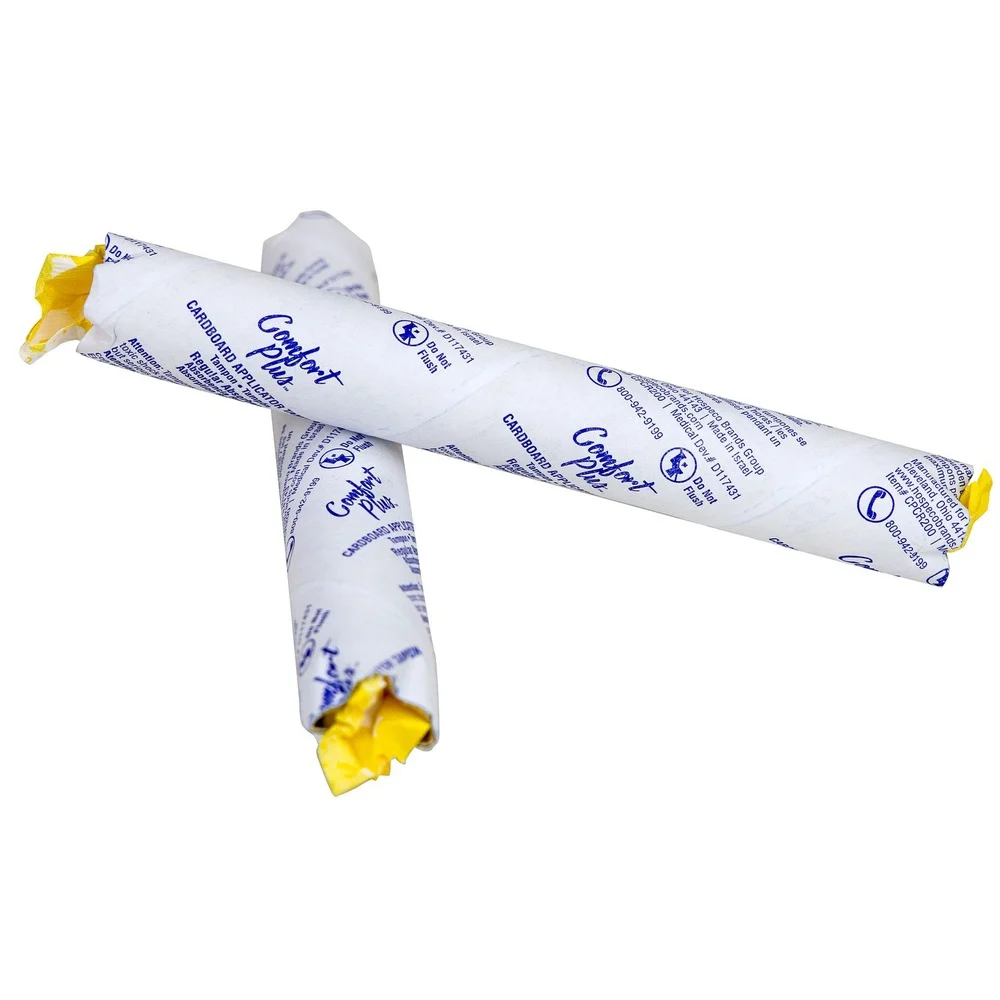 HOSPECO Comfort Plus Regular Absorbency Cardboard Applicator Vended Tube Tampon (200/Carton)