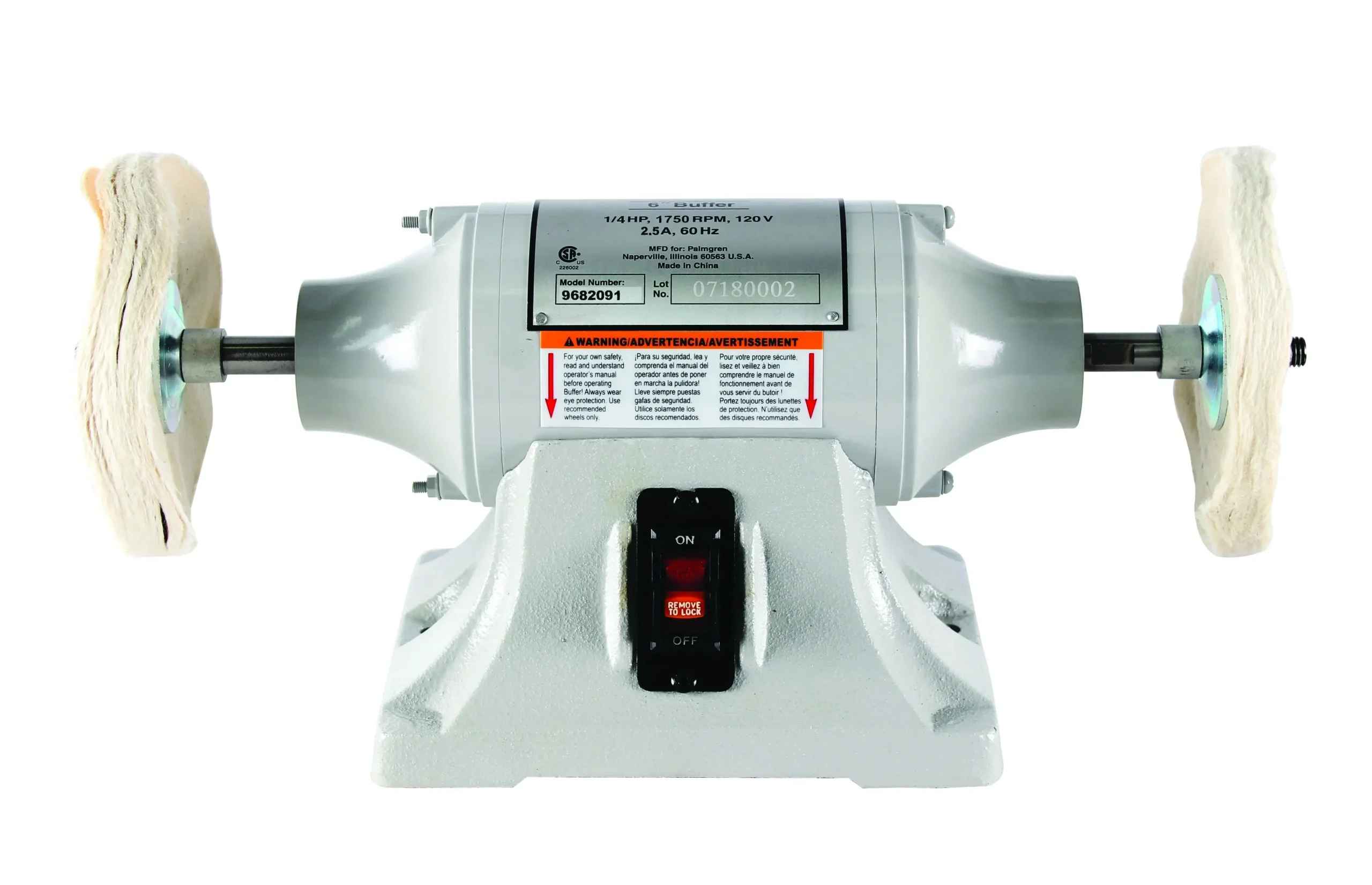 6" Low RPM Buffer