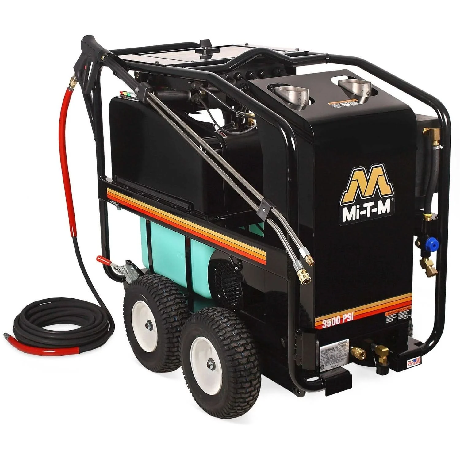 Mi-T-M HSE-3504-0M30 HSE Series 3500 PSI Electric Belt Drive Hot Water Pressure Washer