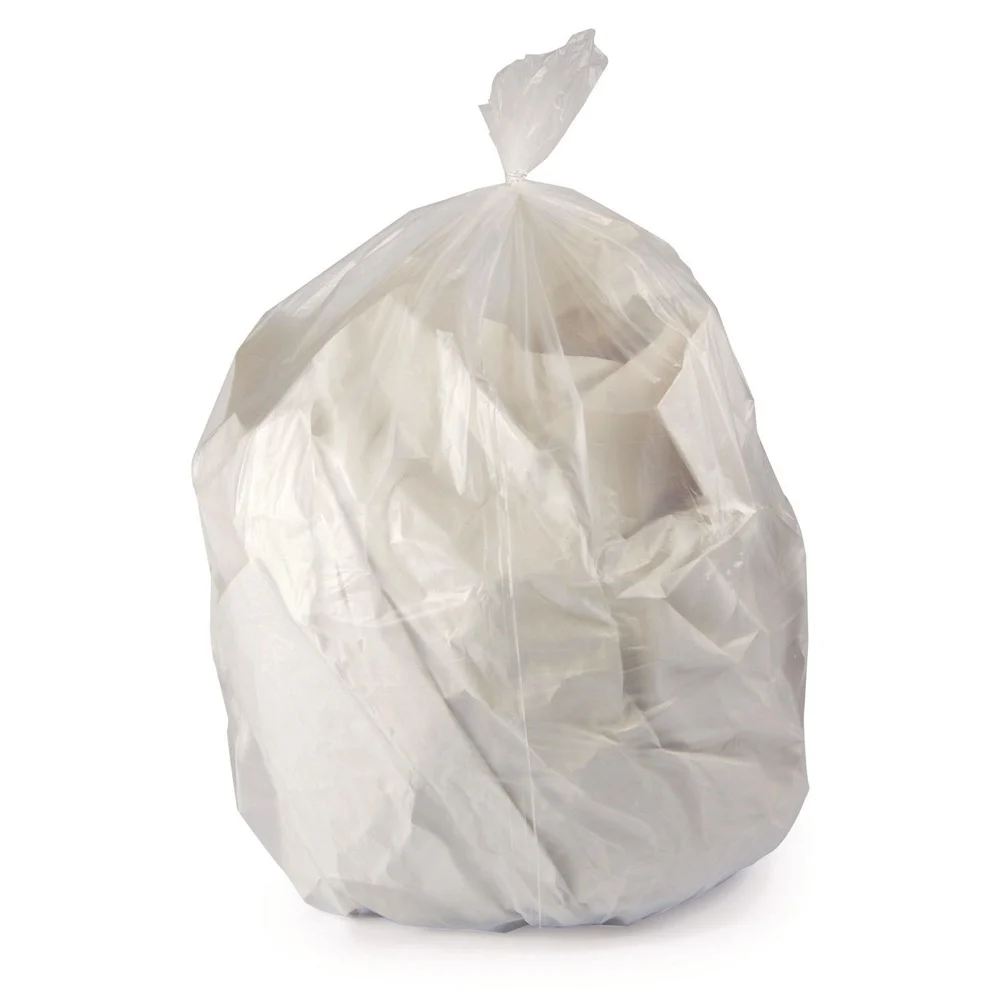 Heritage 24 in. x 32 in. 0.5 mil. 16-Gallon Linear Low Density Can Liners - Clear (500/Carton)