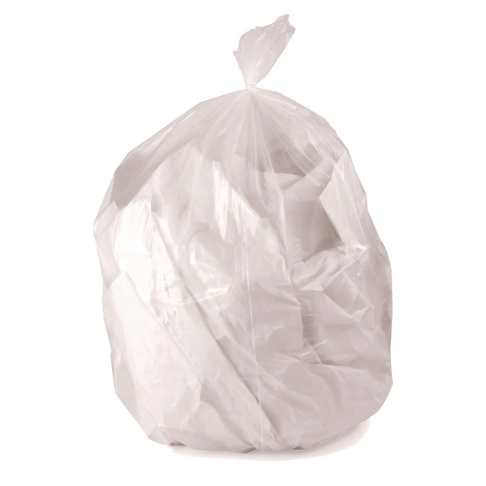 AccuFit 28 in. x 45 in. 23 gal. 0.9 mil Linear Low Density Can Liners with AccuFit Sizing - Clear (50/Box)